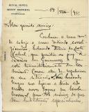 Carta de Magalhães Lima [para António José de Almeida].