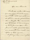 Carta de Eugénio Amaro para António José de Almeida.