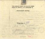 Telegrama da Junta de Freguesia de Nazaré para António José de Almeida.