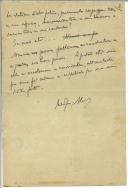 Rascunho de artigo de imprensa de António José de Almeida.