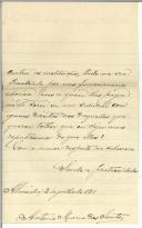 Carta de António Maria dos Santos para António José de Almeida