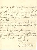 Carta de Luís Gomes para António José de Almeida.