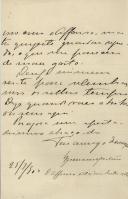 Carta de Germano Galvão para António José de Almeida.