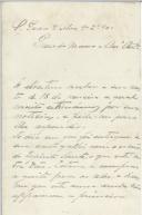 Carta de Eduardo Pedro da Silva para António José de Almeida