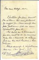 Carta de A. [para António José de Almeida].