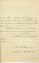Carta de José Vitorino para António José de Almeida.