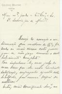 Carta de Eduardo Augusto de Almeida para António José de Almeida
