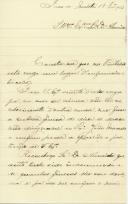 Carta de José Henriques Gonçalves para António José de Almeida.