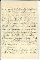 Carta [de José Barbosa para António José de Almeida].