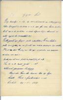 Carta de Manuel Joaquim Rodrigues para António José de Almeida