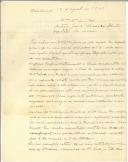Carta de Carlos Augusto Jacques para António José de Almeida.