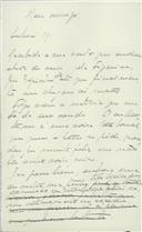 Cópia de carta de António José de Almeida para Fernandes Costa.