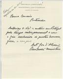 Cópia de telegrama de António José de Almeida para Paiva Couceiro