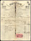 Factura da Empresa Águas de Vidago para José de Almeida Coimbra.