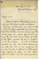 Carta de Manuel Simões da Silva para António José de Almeida