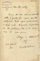 Carta de Custódio Cabeça para [António José de Almeida].