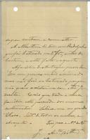 Carta de José António de Almeida para António José de Almeida.