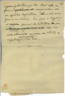 Rascunho de artigo de imprensa [de António José de Almeida].