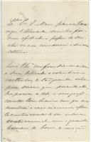 Carta de Manuel de Arriaga para Maria Joana Queiroga de Almeida