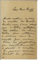 Carta de António Breda.