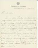 Carta de Feio Terenas para António José de Almeida