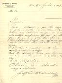 Carta de Joaquim António Almeida para [António José de Almeida].