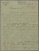 Carta de José António de Almeida Júnior para Francisco António de Almeida