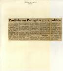 Proibida em Portugal a greve política