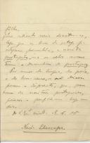 Carta para António José de Almeida.