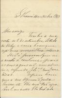Carta de Alberto Garrido para [António José de Almeida].