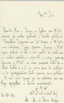 Carta de A. A. de Lima Duque para [António José de Almeida].