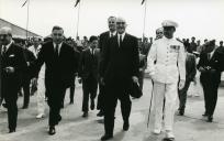 Fotografia de António de Spínola por ocasião da visita de Marcelo Caetano à Guiné