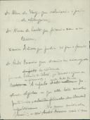 Rascunho de carta de António José de Almeida para Manuel de Arriaga