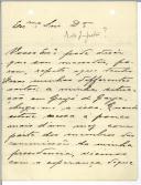 Carta de Joaquim Soares da Silva para António José de Almeida