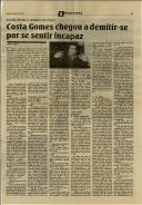 Costa Gomes chegou a demitir-se  por se sentir incapaz