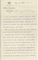 Carta de Henrique de Vasconcelos para António José de Almeida