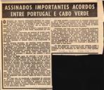 Assinados importantes acordos entre Portugal e Cabo Verde 