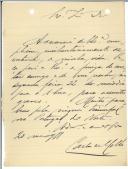 Carta de Carlos de Melo para António José de Almeida