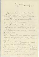 Carta de Brás Mouzinho para António José de Almeida