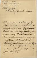 Carta de Luís Rosete [para António José de Almeida].