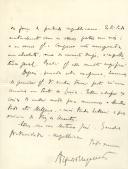 Carta de Alfredo de Magalhães para António José de Almeida.