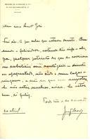 Carta de Joaquim M. para António José de Almeida.