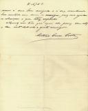 Carta de António César Costa para António José de Almeida.