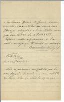 Carta de Bernardino Vidigal para António José de Almeida