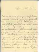 Carta de Arnaldo Bigote para António José de Almeida.