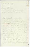 Carta de Faustino Prieto para António José de Almeida.