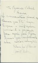 Copiador de telegrama de António José de Almeida para o Governador Civil de Castelo Branco.
