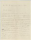 Rascunho de carta de António José de Almeida para Maria Correia Martins Torres.