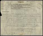 Telegrama de Almeida Henrique para António José de Almeida.