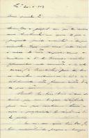 Carta de [Eduardo Pedro da Silva] para António José de Almeida.